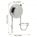 Suction Cup Hook OKOMATCH Chrome Adhesive Vacuum Wall Mount Stainless Steel Holder Storage Hanger Heavy Duty Repeated Use - 1Pcs/Pack - B077GD2NTB
